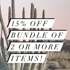 Bundle for 15% off!